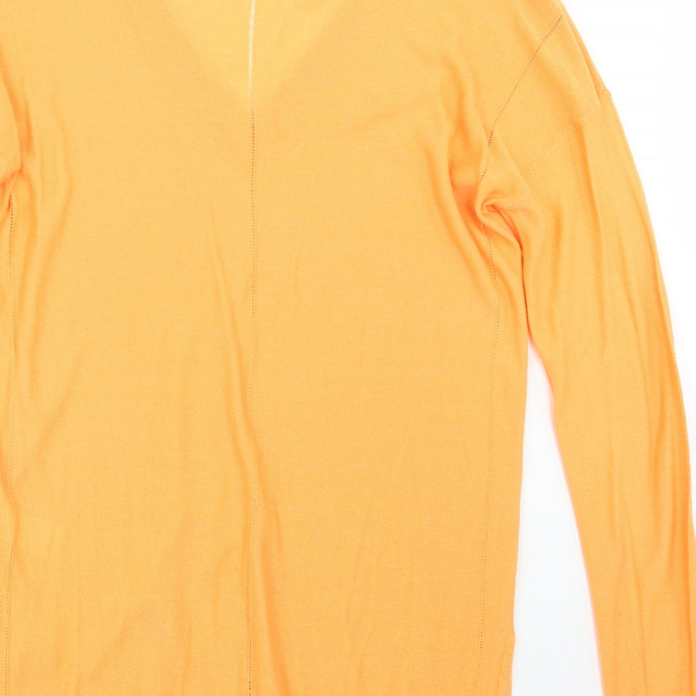 NEXT Womens Orange  Knit Pullover Jumper Size 12