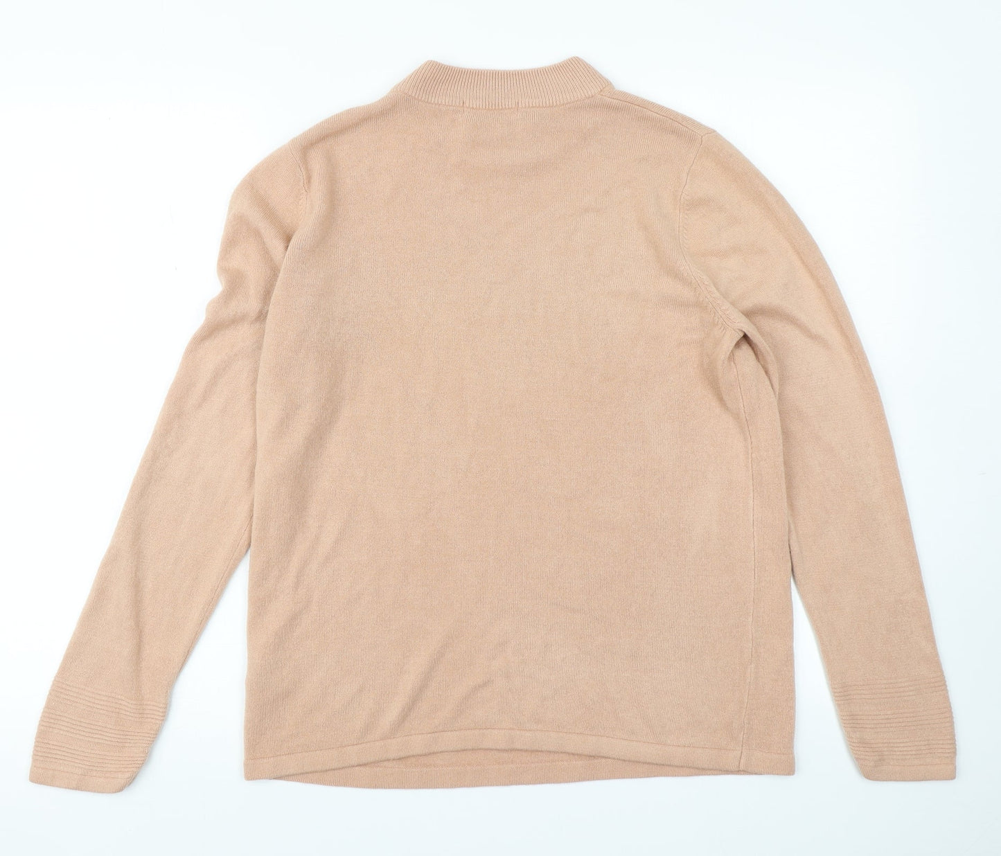 Classic Mens Pink  Knit Pullover Jumper