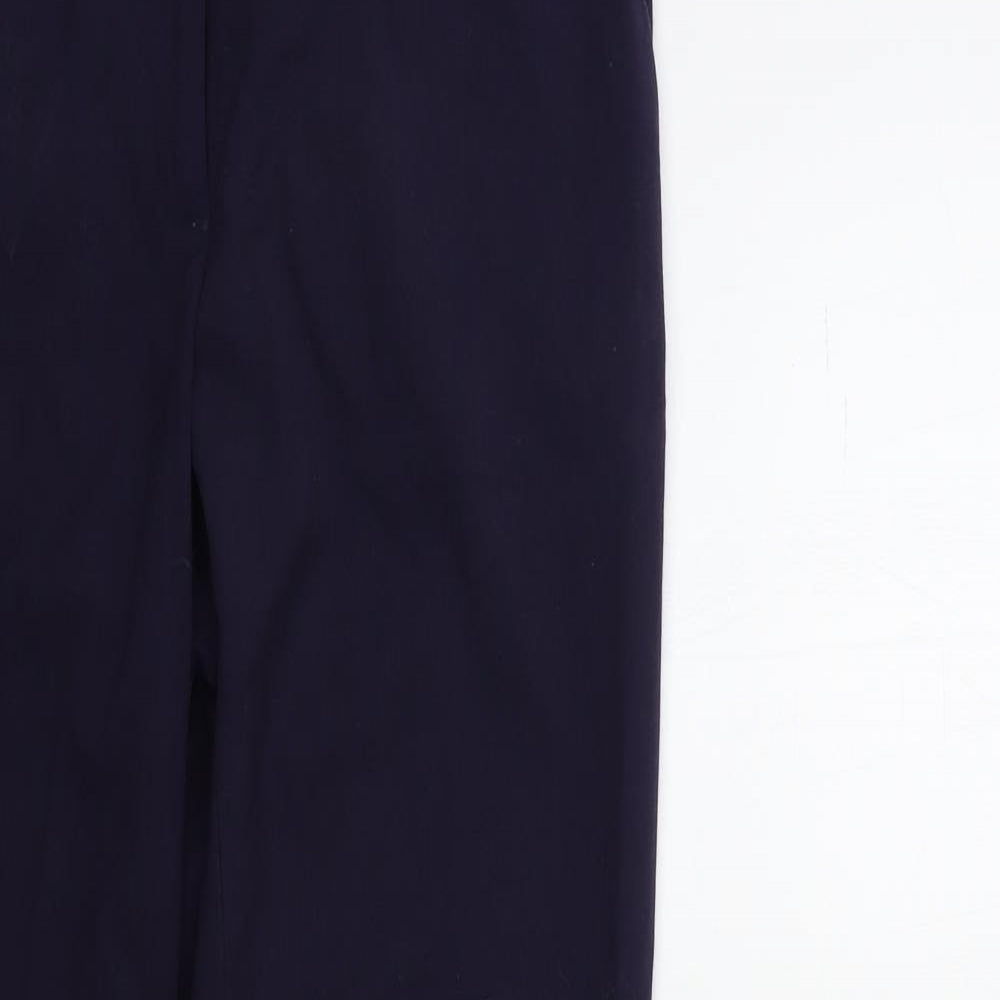 H&M Womens Blue   Trousers  Size 8 L30 in