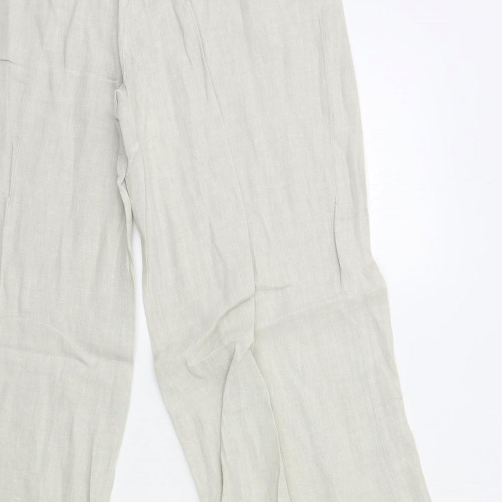 Preworn Womens Grey   Windbreaker Trousers Size 18 L30 in