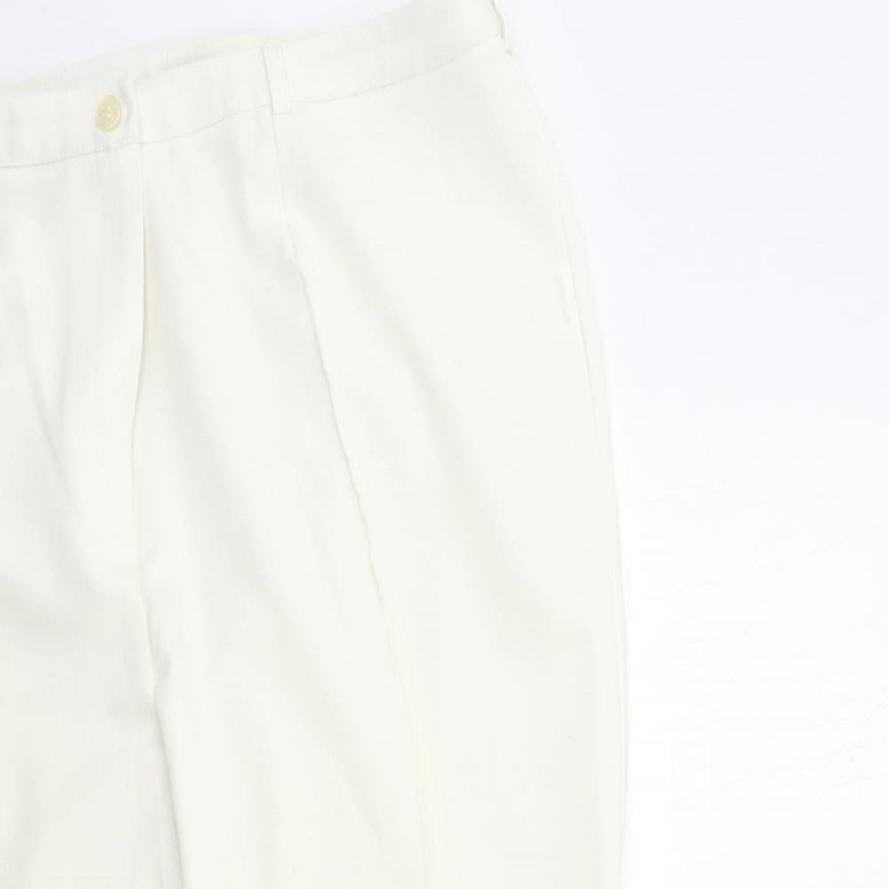 Preworn Womens White   Trousers  Size 36 in L26 in