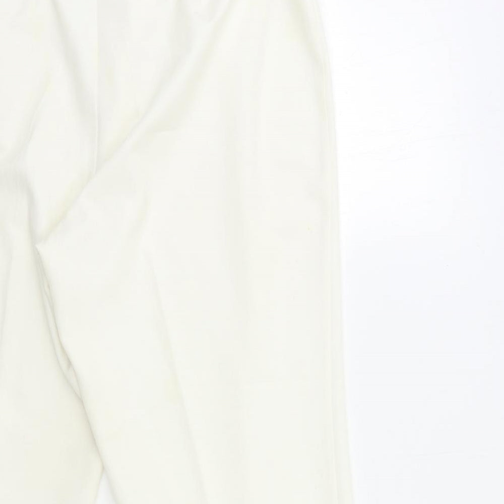 Preworn Womens White   Trousers  Size 36 in L26 in