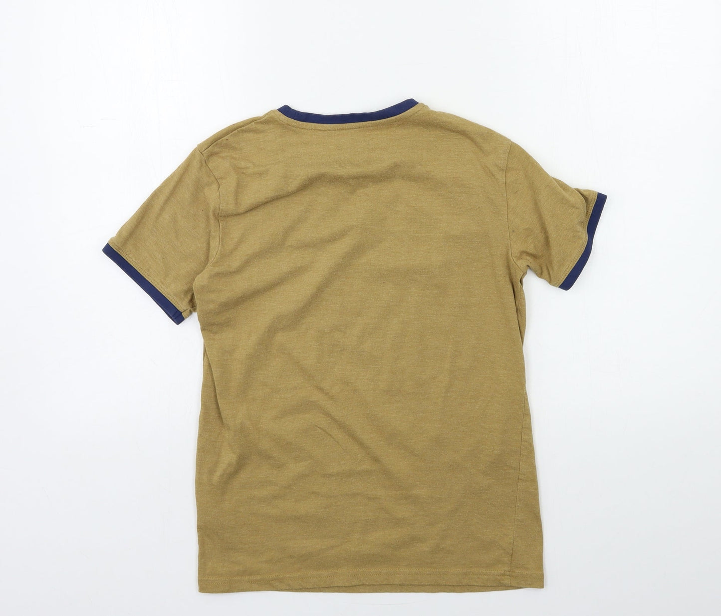 Matalan Boys Brown   Basic T-Shirt Size 10-11 Years