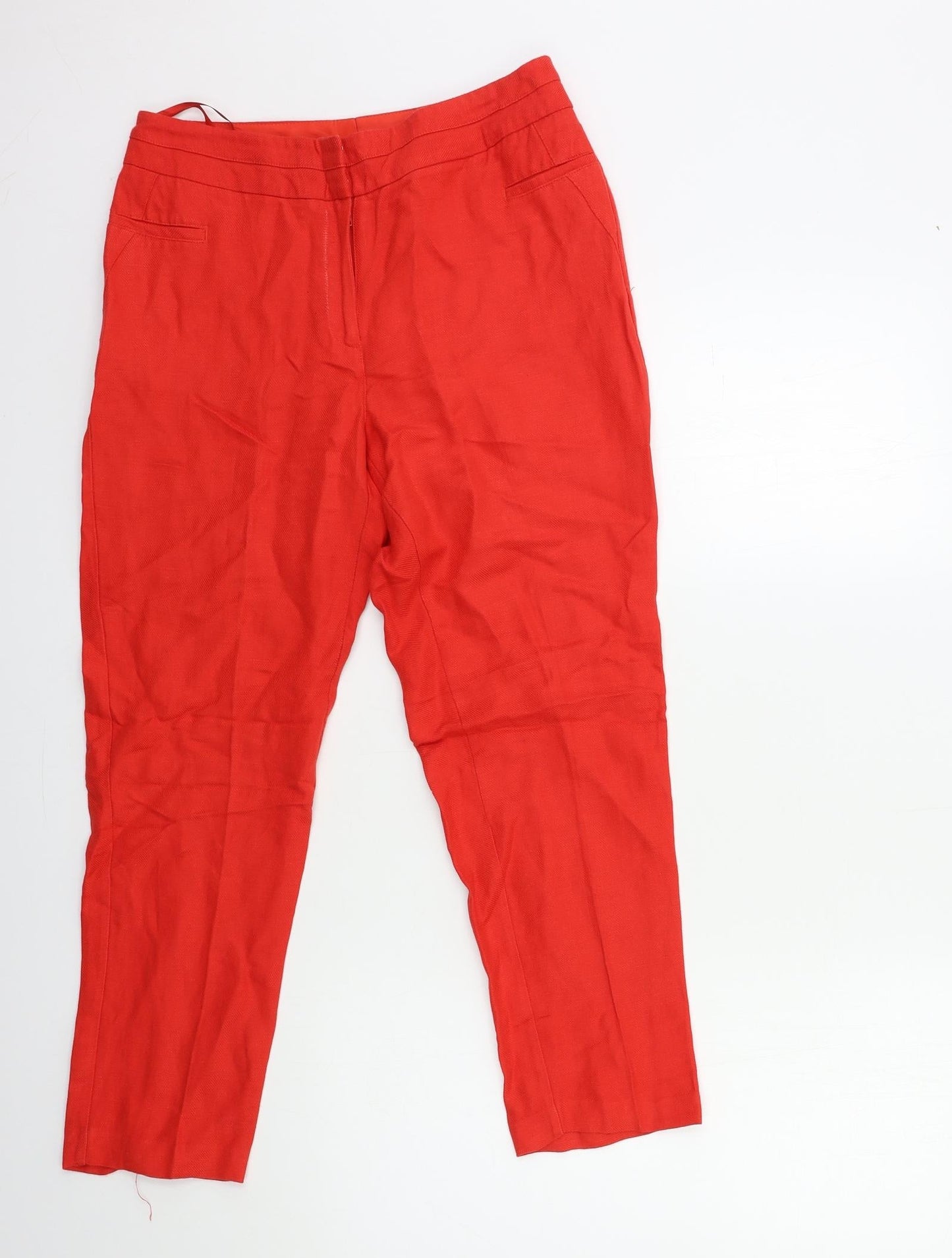 NEXT Womens Red   Trousers  Size 28 in L26 in