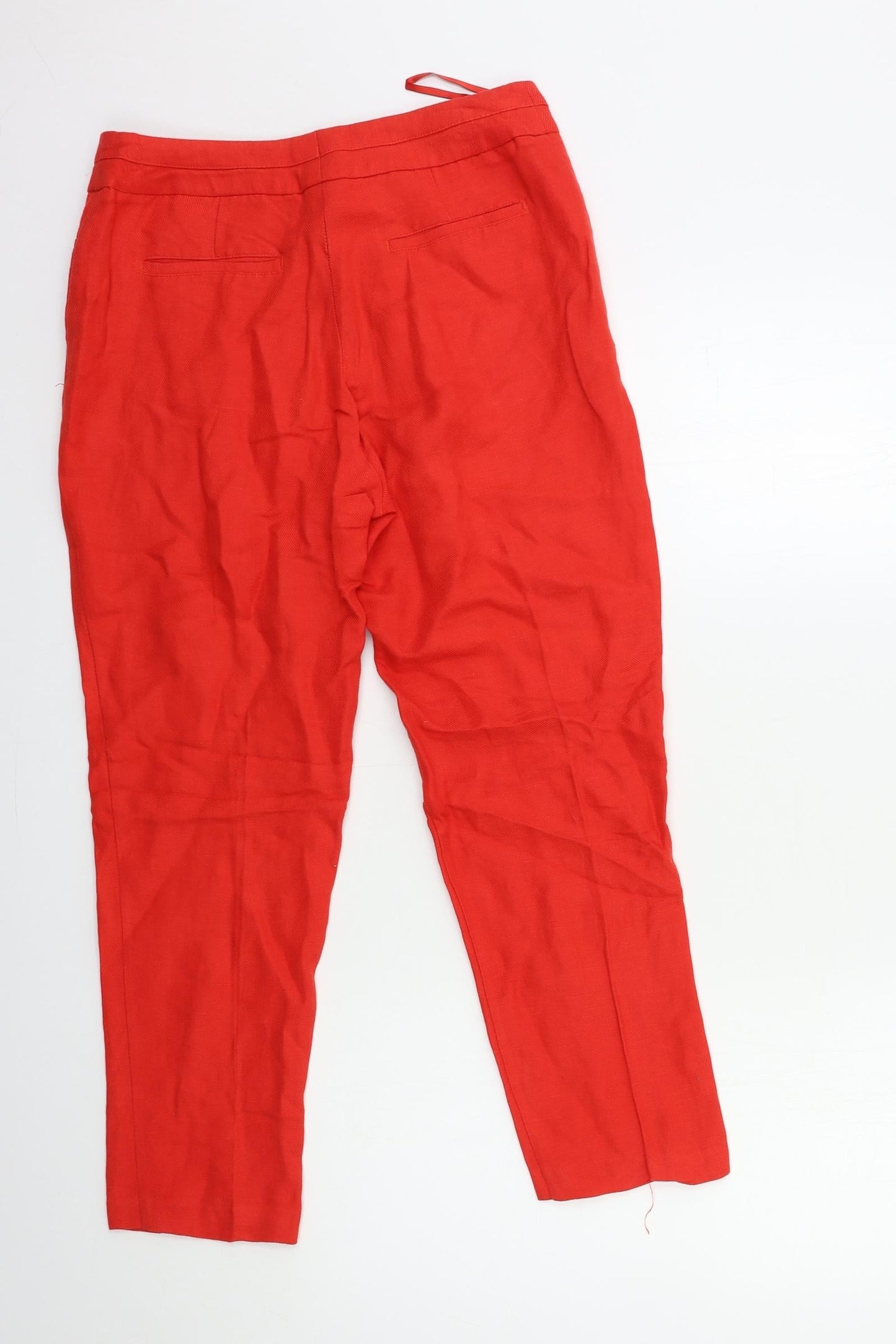 NEXT Womens Red   Trousers  Size 28 in L26 in