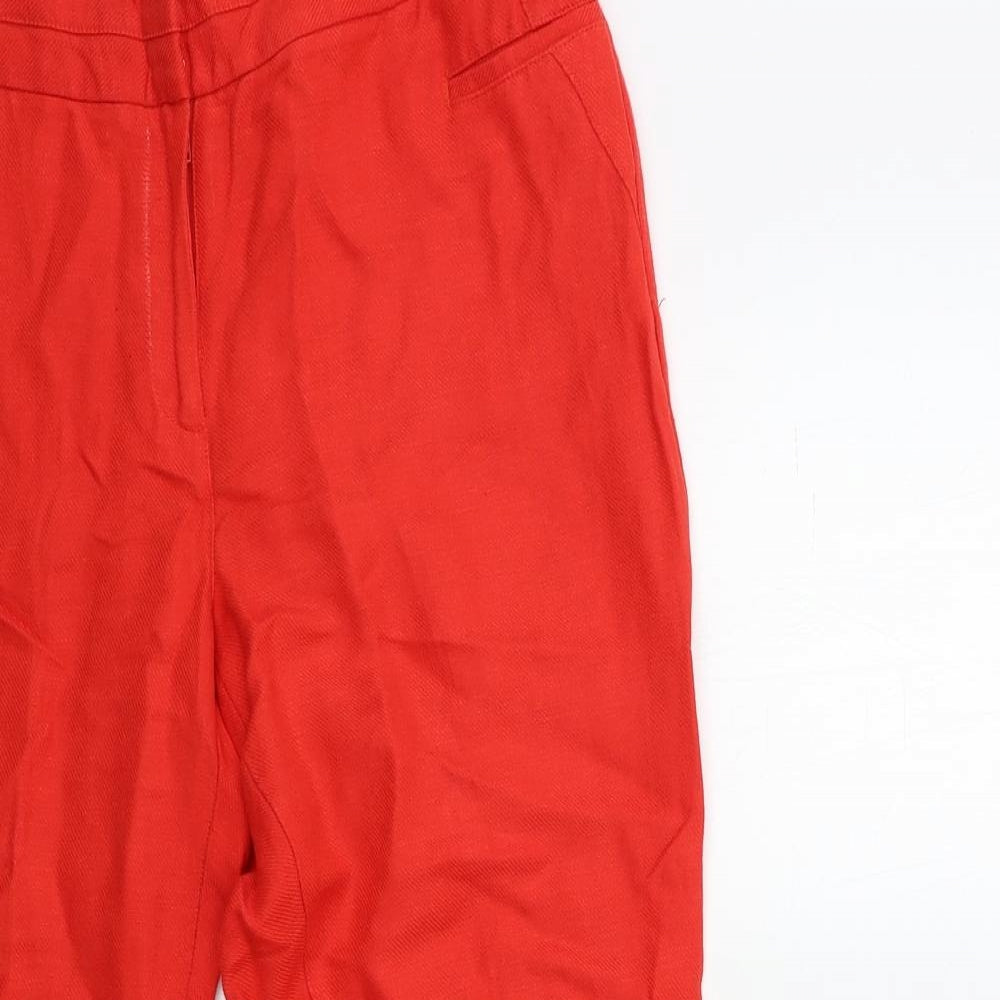 NEXT Womens Red   Trousers  Size 28 in L26 in