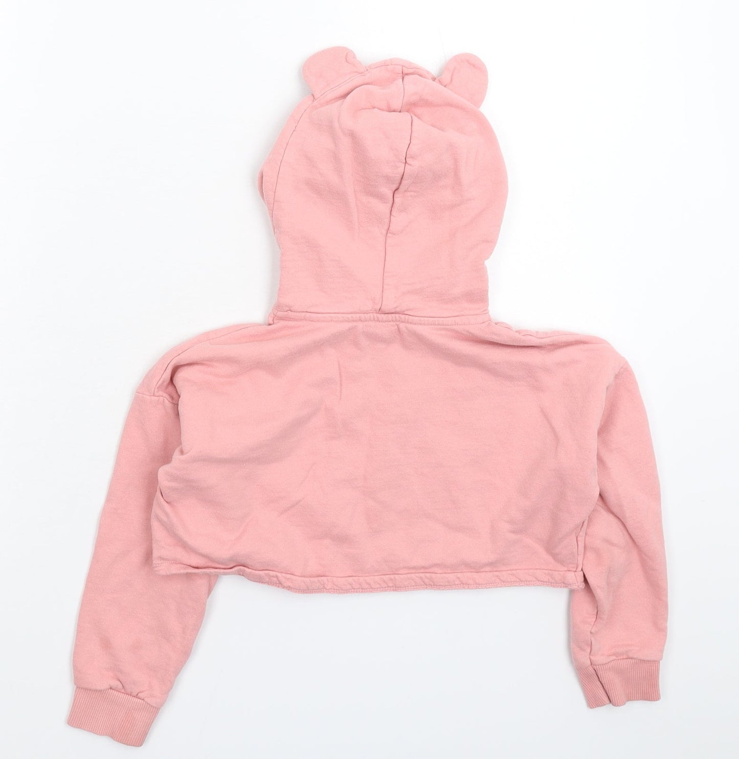 George Girls Pink   Pullover Hoodie Size 5-6 Years  - Crop