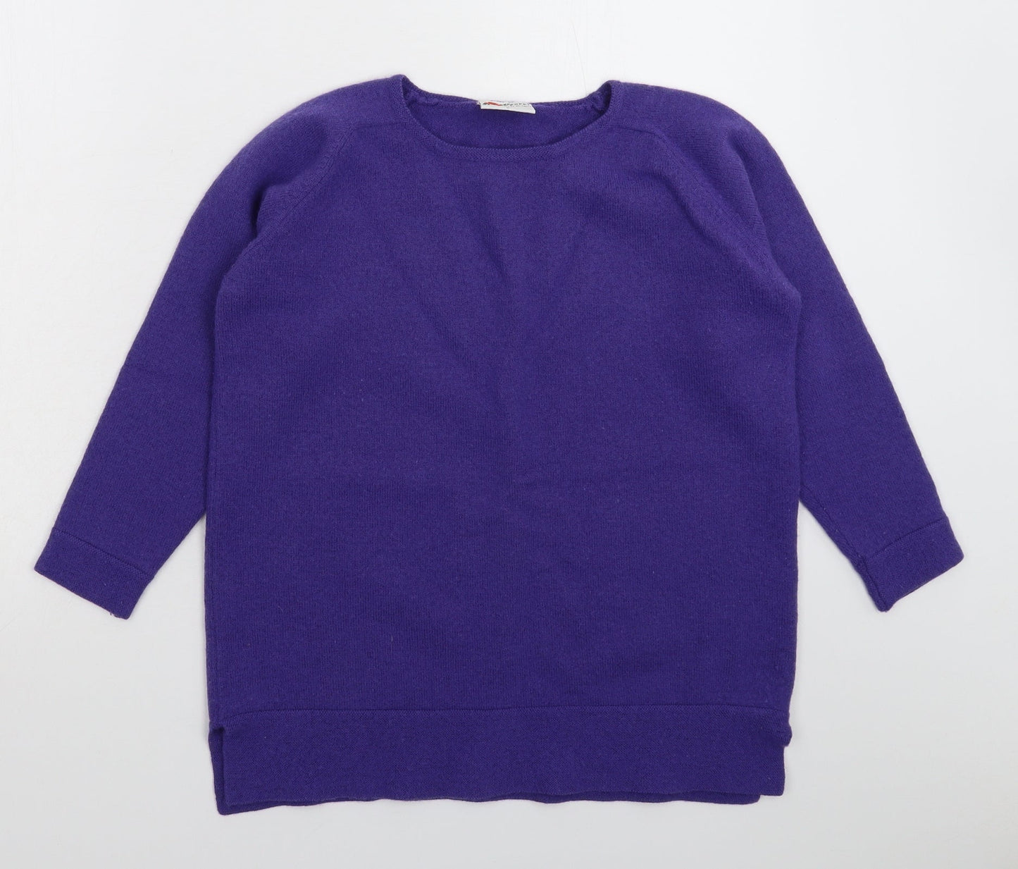 Poppy Womens Purple  Knit Pullover Jumper Size L
