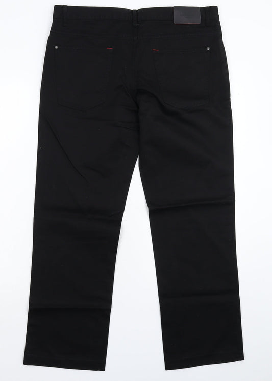 Bosideng Womens Black  Denim Boyfriend Jeans Size 34 L28 in