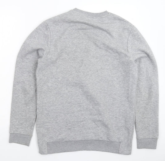 Boohoo Mens Grey   Pullover Sweatshirt Size S