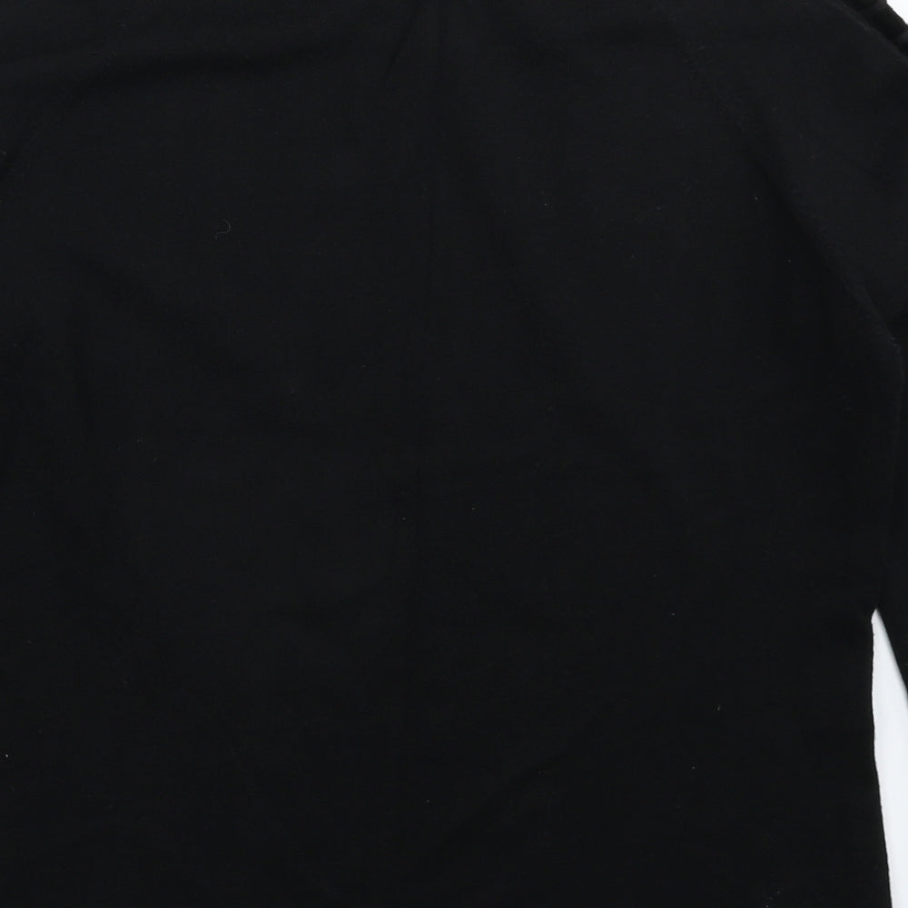 Kit Womens Black  Knit Pullover Jumper Size 18