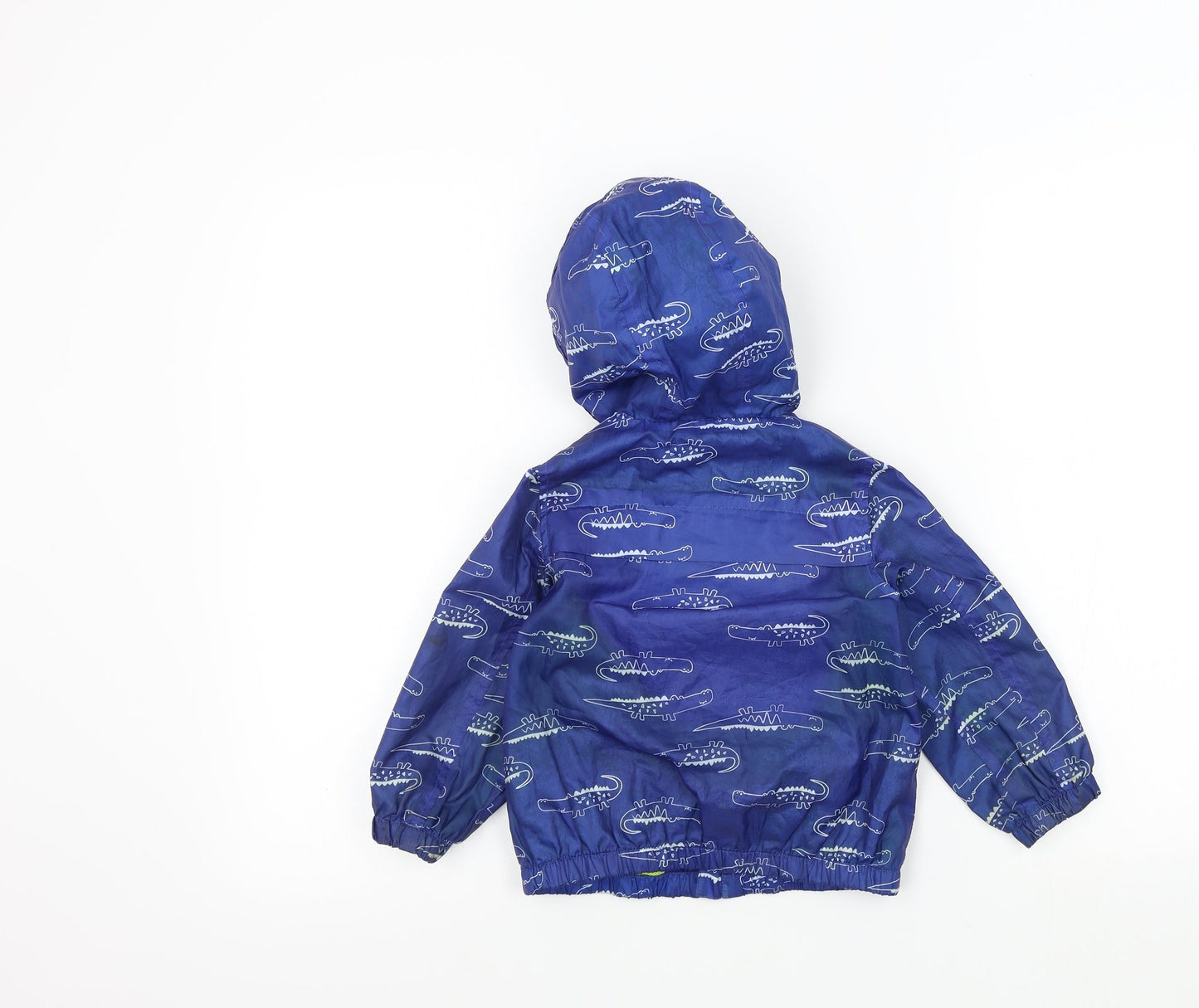 Nutmeg Boys Blue Geometric  Basic Coat Jacket Size 2-3 Years