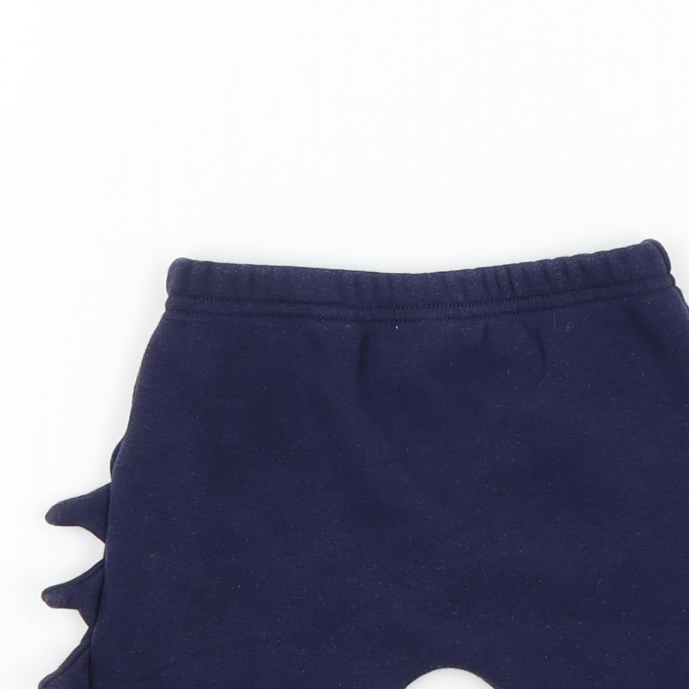 TU Baby Blue Colourblock  Jogger Trousers Size 0-3 Months