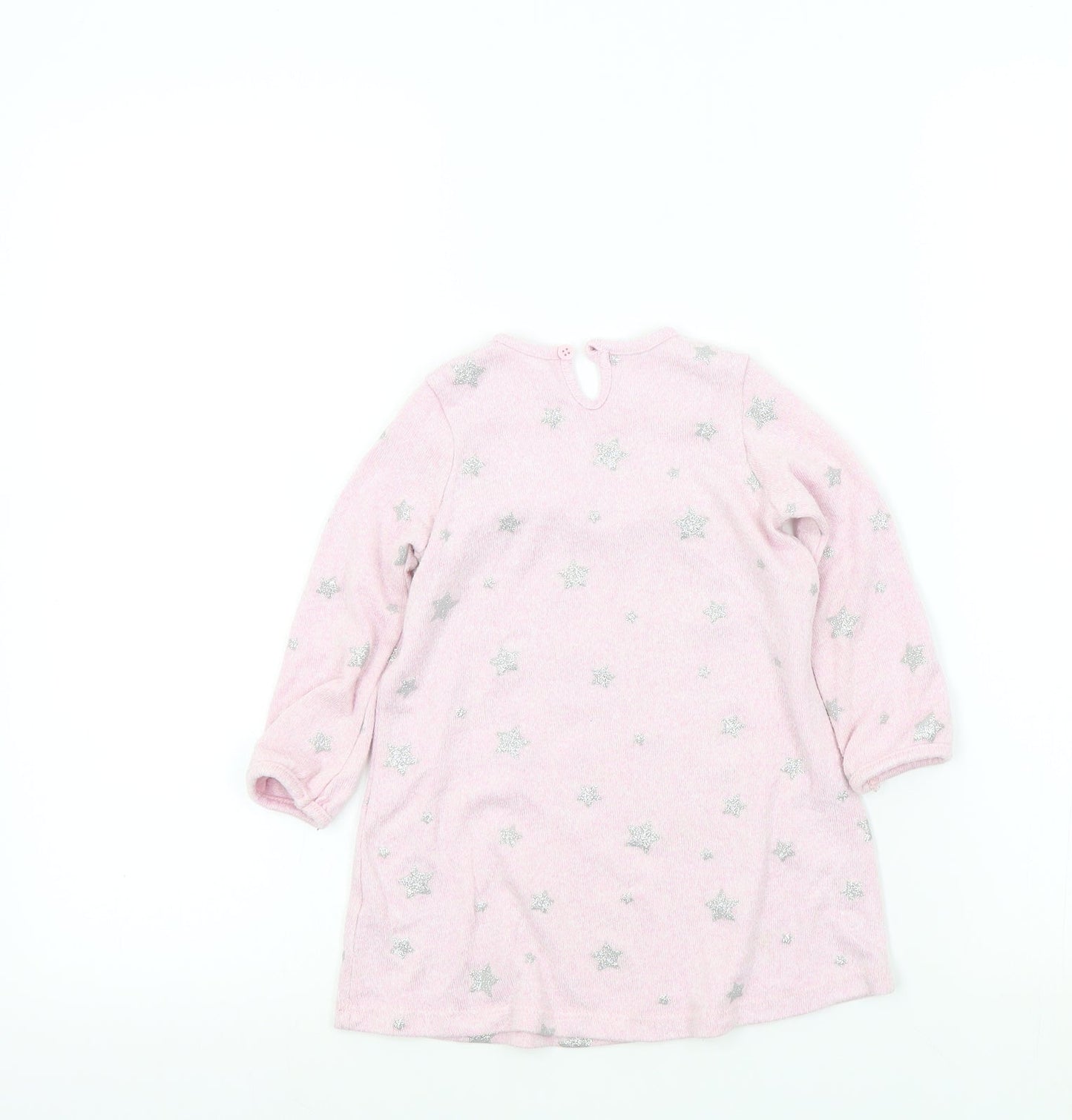 George Girls Pink Colourblock  A-Line  Size 12-18 Months