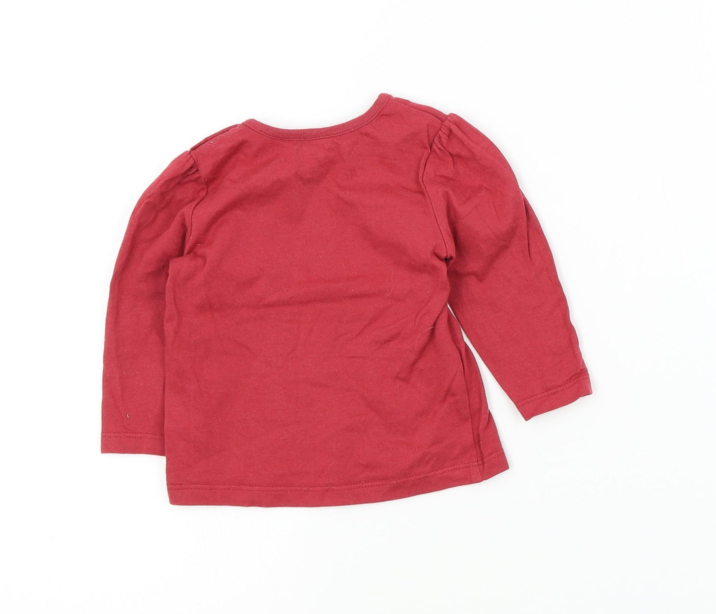 Nutmeg Girls Pink Colourblock  Basic T-Shirt Size 3-6 Months