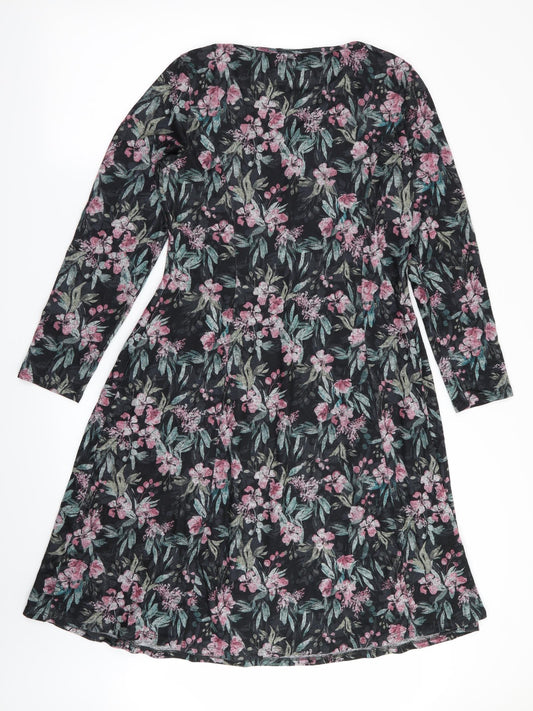 Cotton Traders Womens Multicoloured Floral  Fit & Flare  Size 12