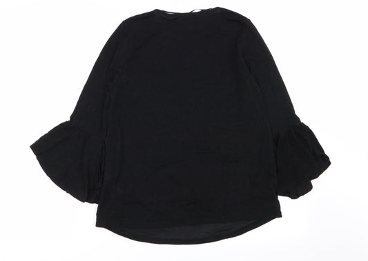Quiz Womens Black   Basic T-Shirt Size 10