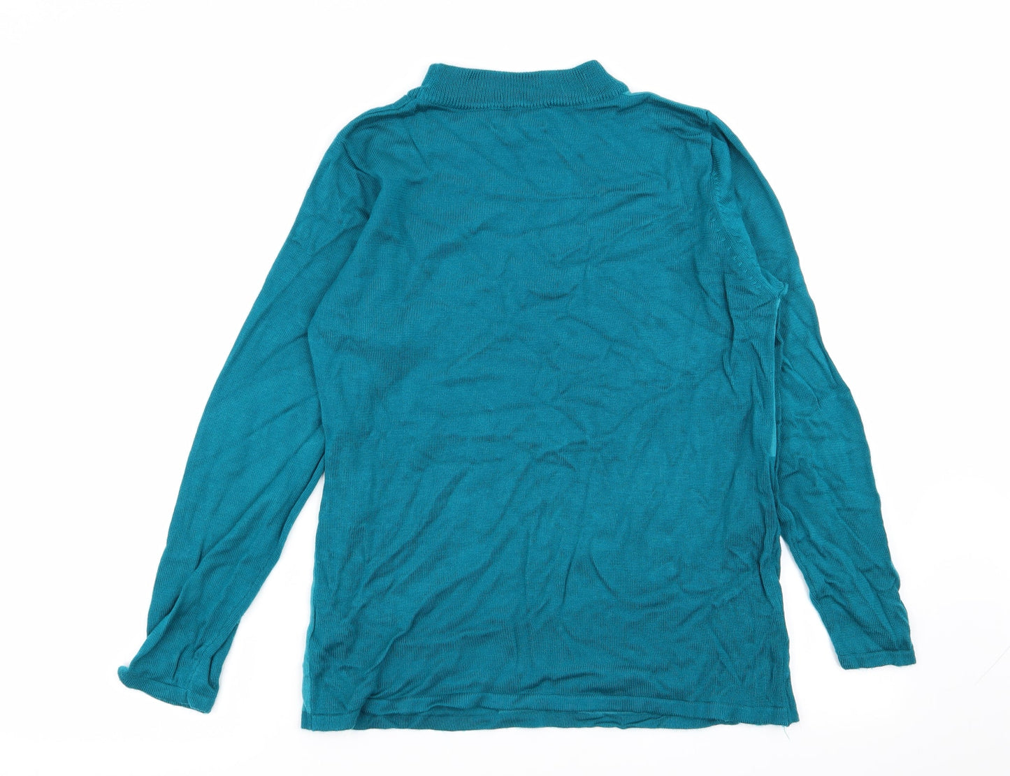 fay louise Womens Green Floral  Pullover Jumper Size M