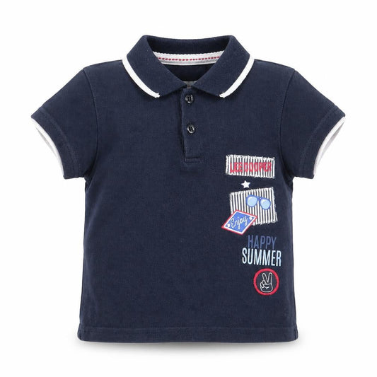 Lee Cooper Boys Blue   Basic Polo Size 18-24 Months