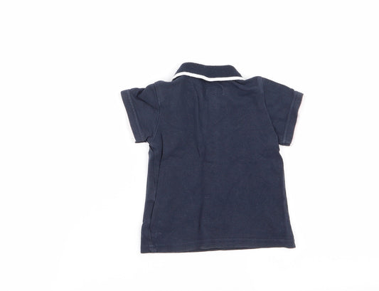 Lee Cooper Boys Blue   Basic Polo Size 18-24 Months