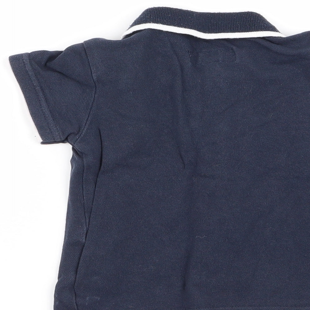 Lee Cooper Boys Blue   Basic Polo Size 18-24 Months