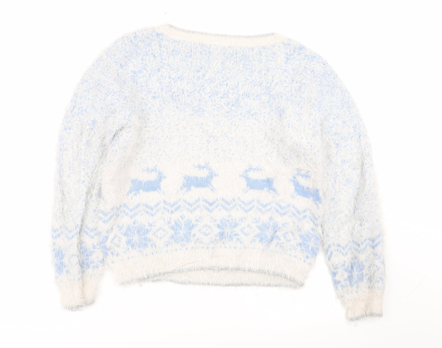 New Look Womens Multicoloured Animal Print  Pullover Jumper Size 12