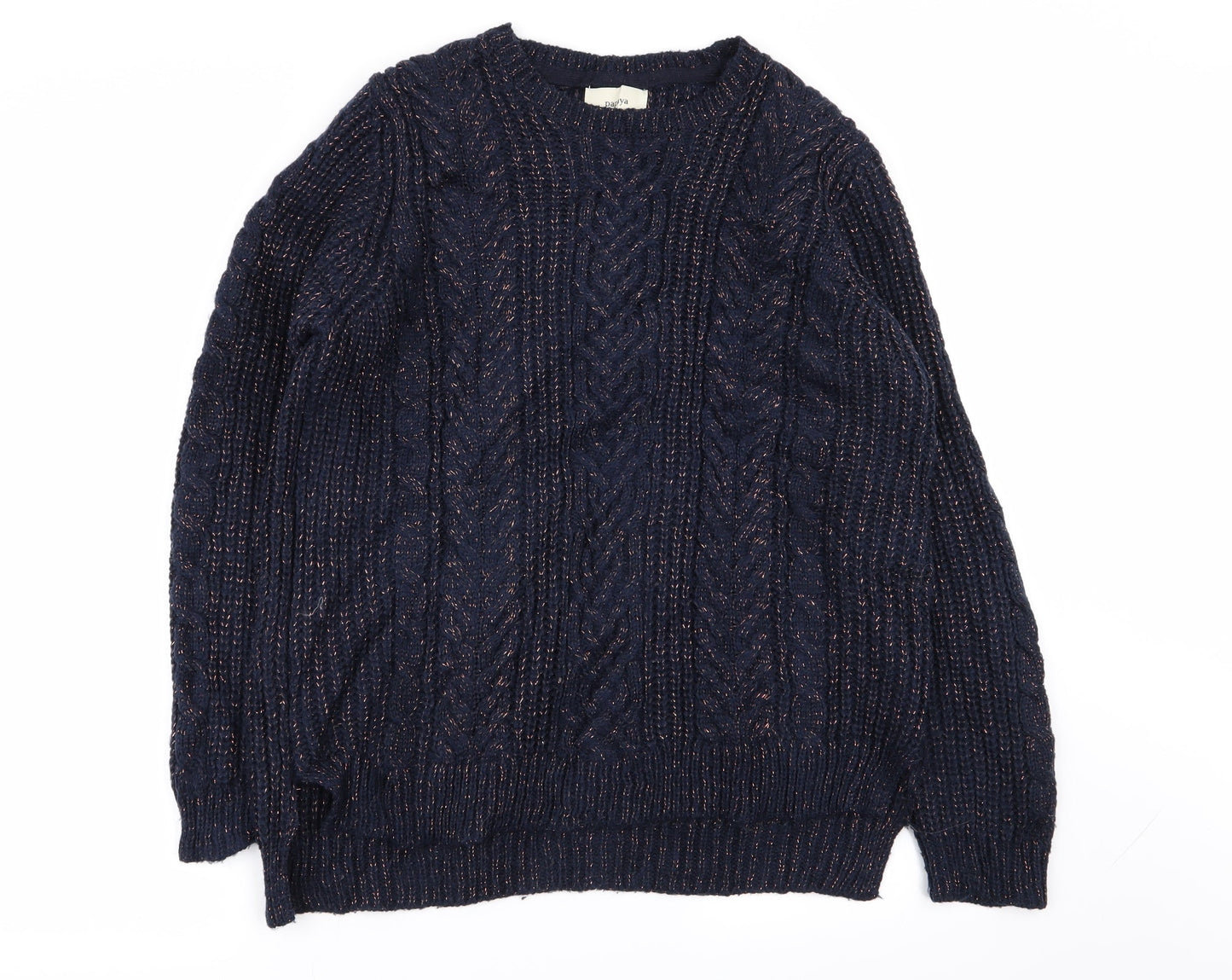 Papaya Womens Blue   Pullover Jumper Size L