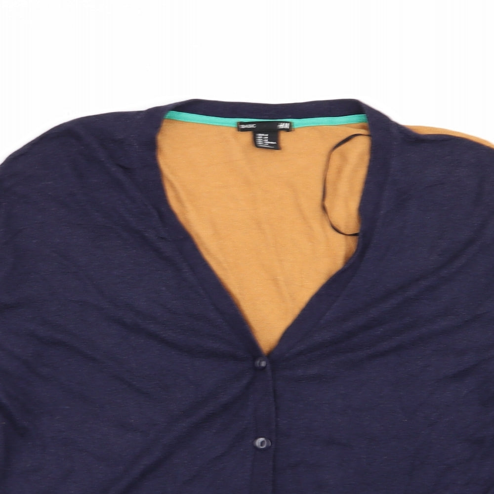 H&M Womens Multicoloured   Cardigan Jumper Size M