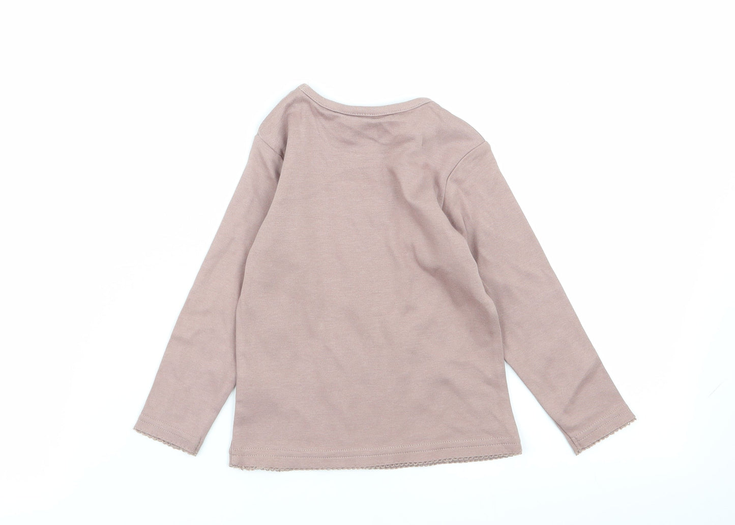 Cherokee Girls Brown   Basic T-Shirt Size 12-18 Months