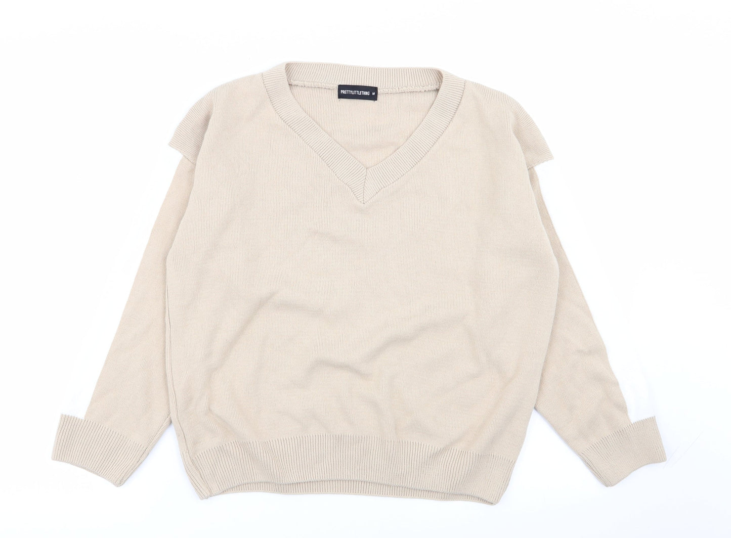 PLT Womens Beige   Pullover Jumper Size M