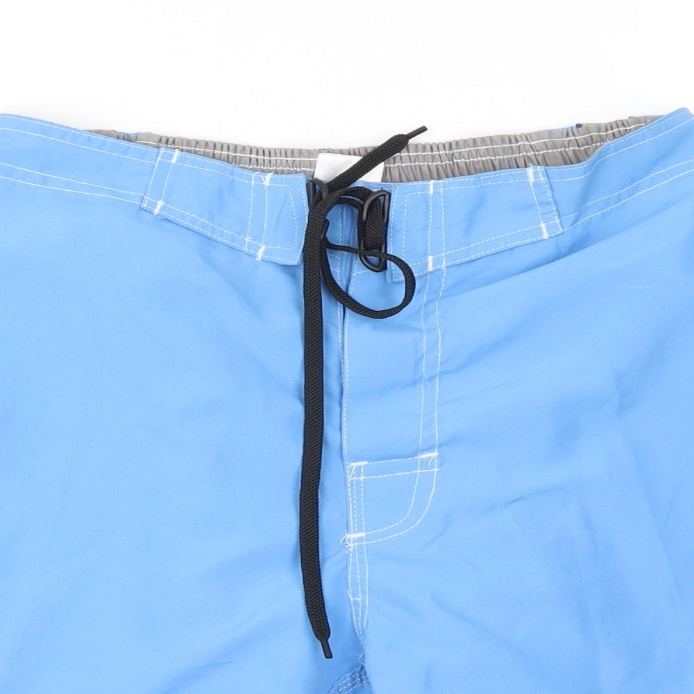 Big Fisch Boys Blue   Sweat Shorts Size S