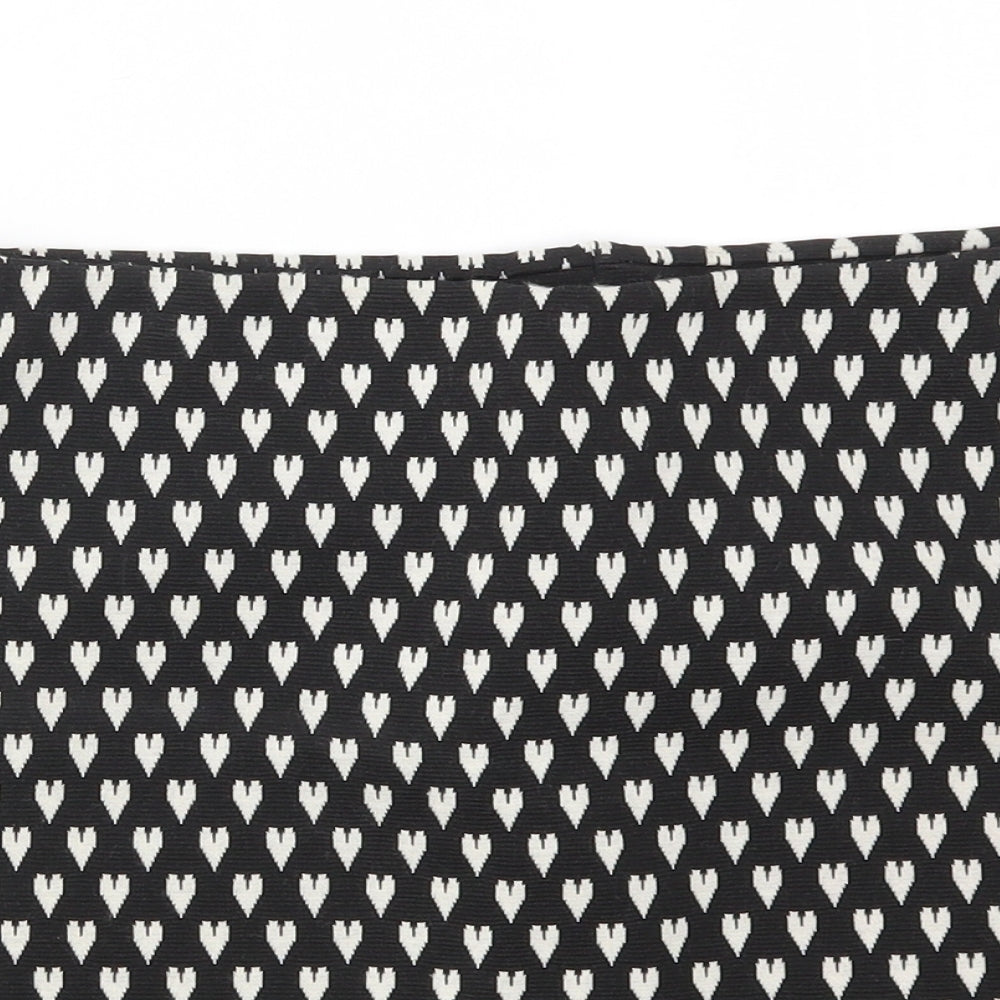 Primark Womens Multicoloured Geometric  A-Line Skirt Size 10  - stretch waistband