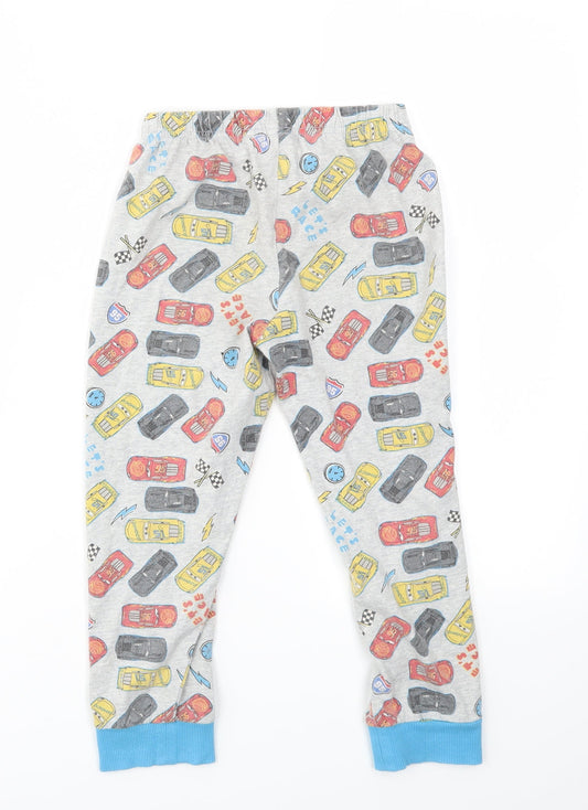 Disney Boys Multicoloured Geometric  Capri Trousers Size 5-6 Years