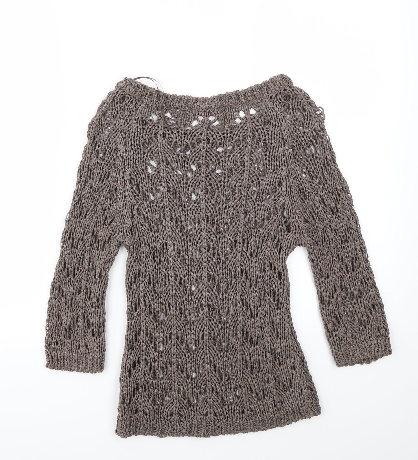 M&S Womens Brown   Pullover Jumper Size S