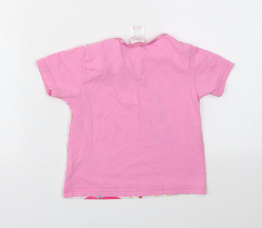 Disney Girls Multicoloured Geometric  Top Pyjama Top Size 3-4 Years