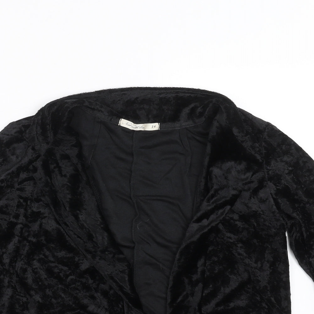 NEXT Womens Black   Cardigan Jumper Size 14