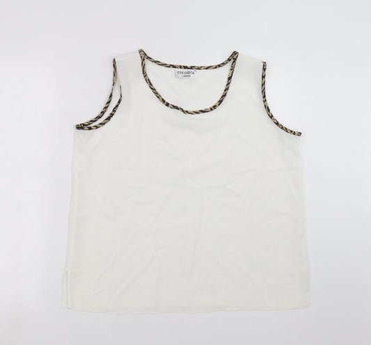 Eye Catch Womens White   Basic Blouse Size 16