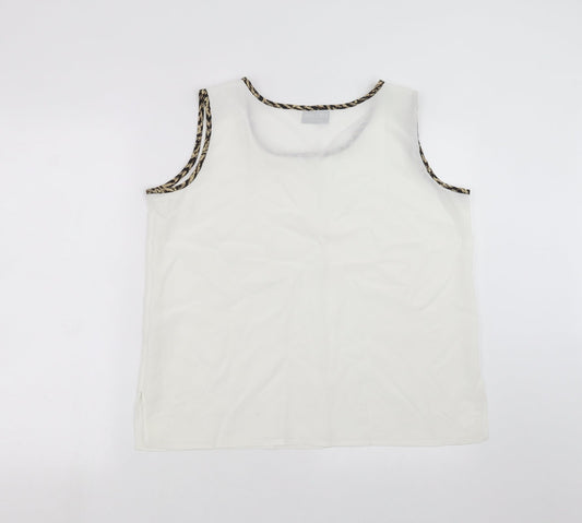 Eye Catch Womens White   Basic Blouse Size 16