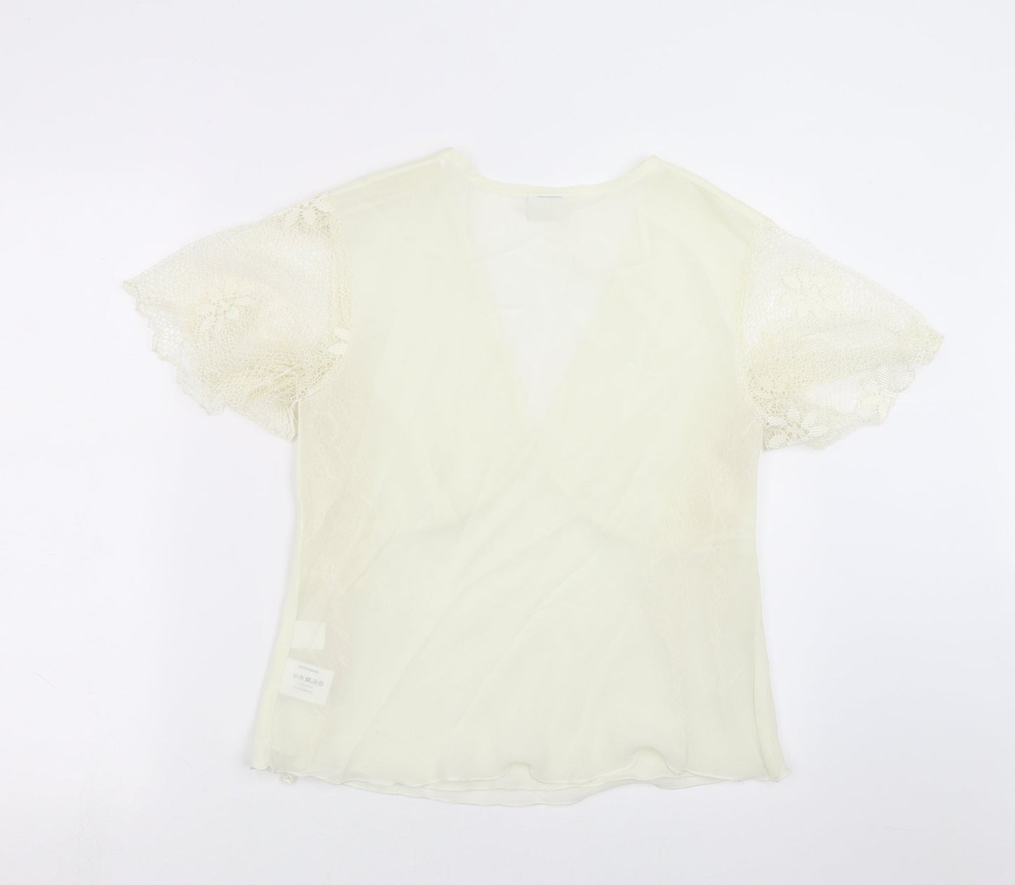 Roman Originals Womens Ivory   Basic Blouse Size 16