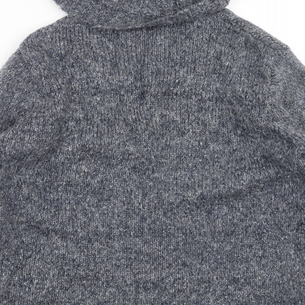 Laura D Womens Blue  Knit Pullover Jumper Size L