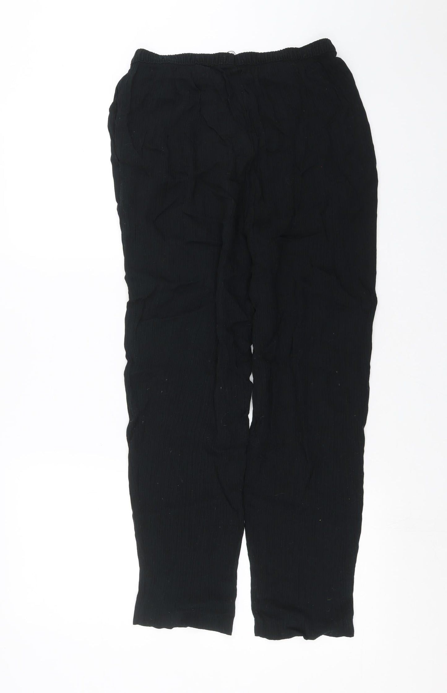 Marks and Spencer Womens Black   Trousers  Size 14 L26 in