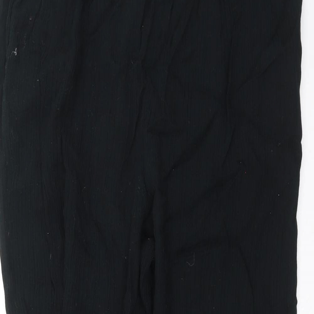 Marks and Spencer Womens Black   Trousers  Size 14 L26 in
