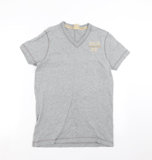 Hollister Mens Grey    T-Shirt Size S