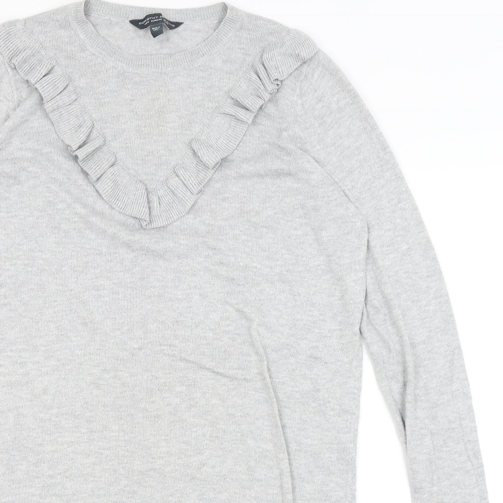 Dorothy Perkins Womens Grey   Pullover Jumper Size 10