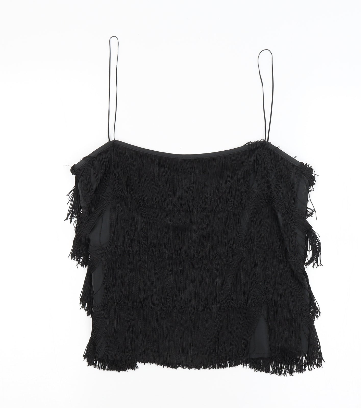 Preworn Womens Black   Cropped Tank Size 12
