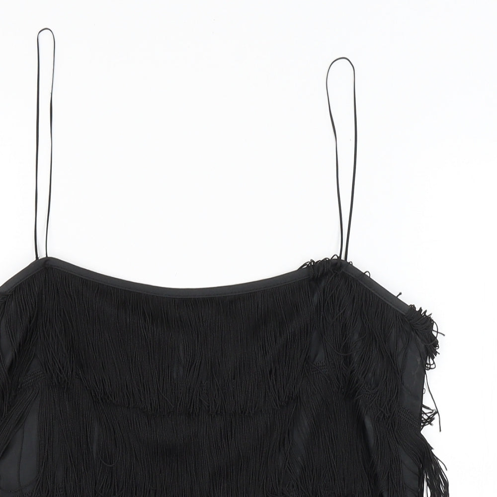 Preworn Womens Black   Cropped Tank Size 12