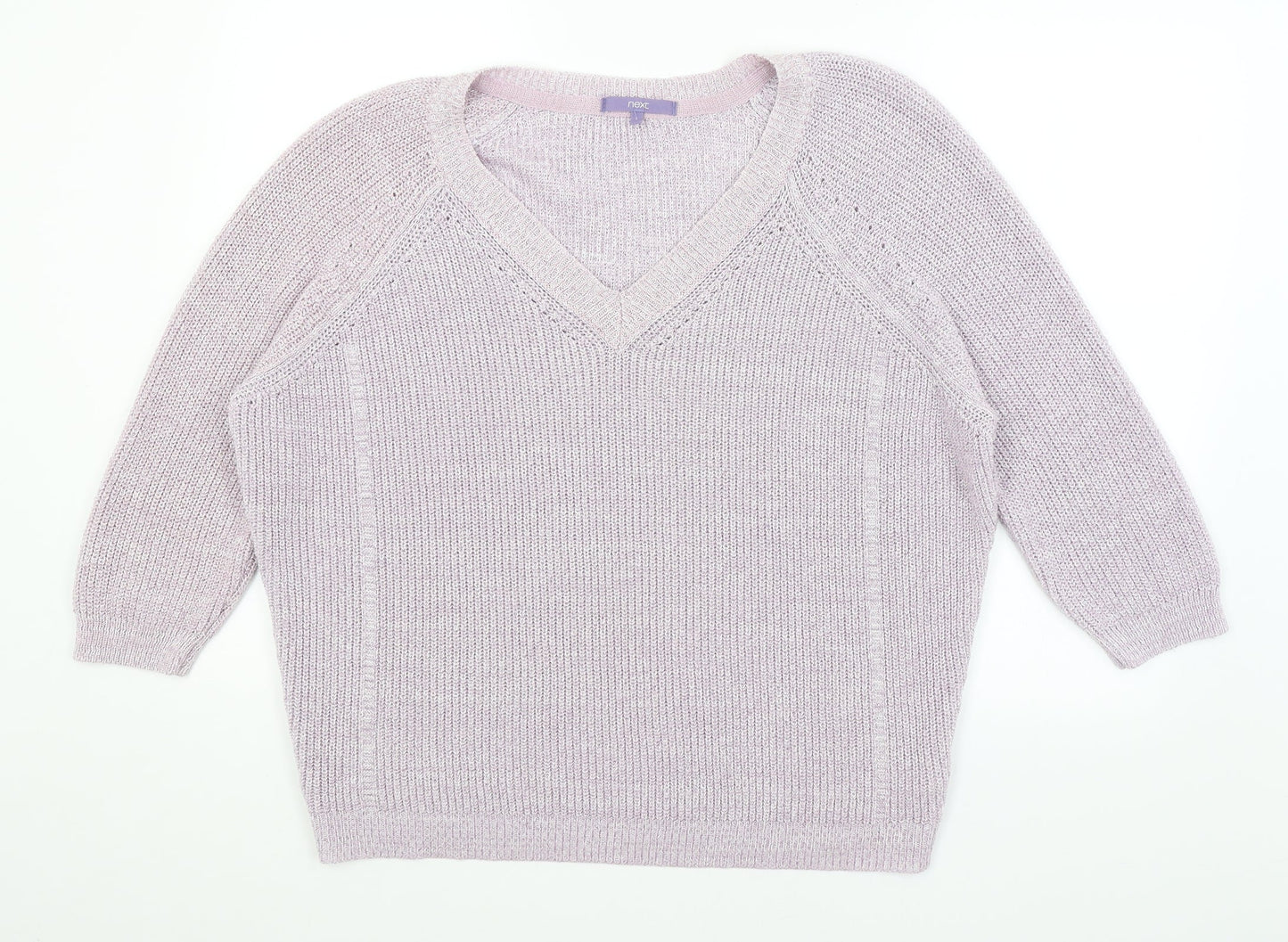 NEXT Womens Purple   Pullover Jumper Size L