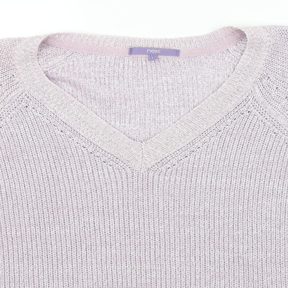 NEXT Womens Purple   Pullover Jumper Size L