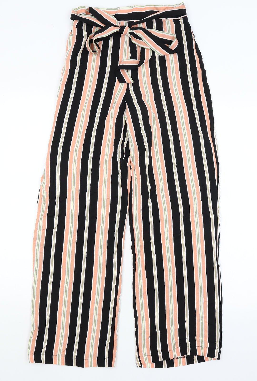 Dorothy Perkins Womens Pink Striped  Trousers  Size 8 L28 in