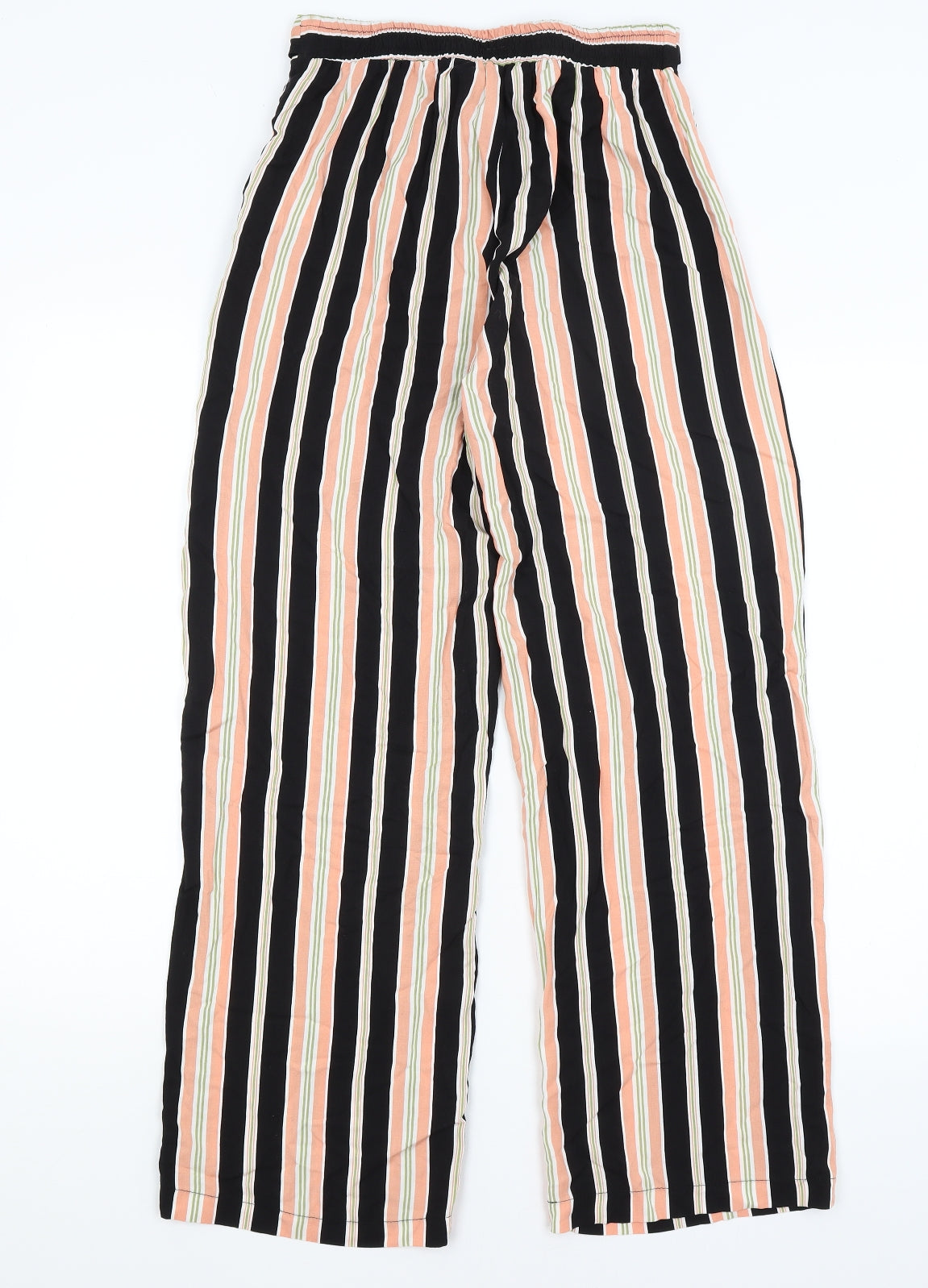 Dorothy Perkins Womens Pink Striped  Trousers  Size 8 L28 in